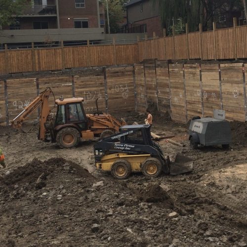 Large Excavating Project with heavy equipment